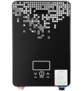 Instant Electric Tankless Hot Water Heater, 220V 6500W Household Electric Water Heater w/Overheat...
