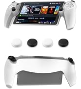 GLDRAM White Protective Case Compatible with PlayStation Portal Remote Player, Silicone Skin Cove...