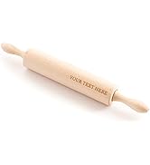 tuuli Kitchen Professional Rolling Pin with Individual Personalised Engraving 44 x 5.5 cm