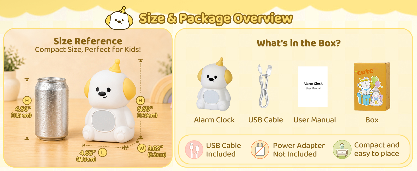 Alarm clock for kids