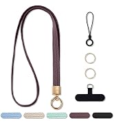 Ranfioke Badge Lanyard for ID Cards, Stretchy Teacher ID Lanyard for Key, Cute Thin Neck Lanyard ...