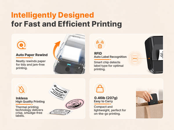 label maker machine with tape label printer thermal printer sticker printer thermal label printer
