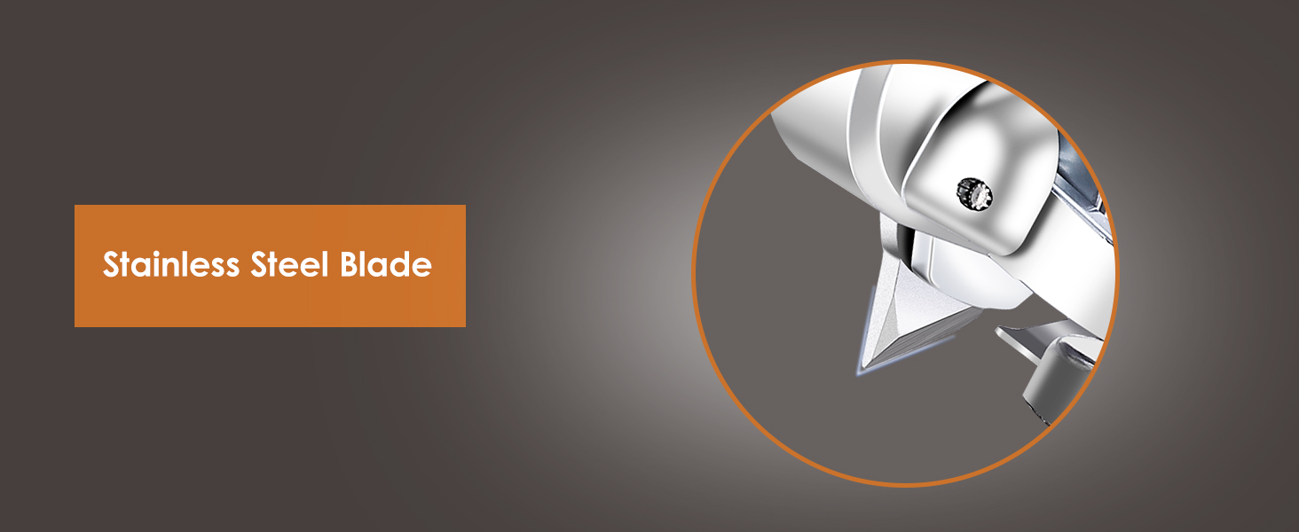 NK-0709 Sharp Cutting Blades: Precision stainless steel blades ensure clean, effortless can opening.