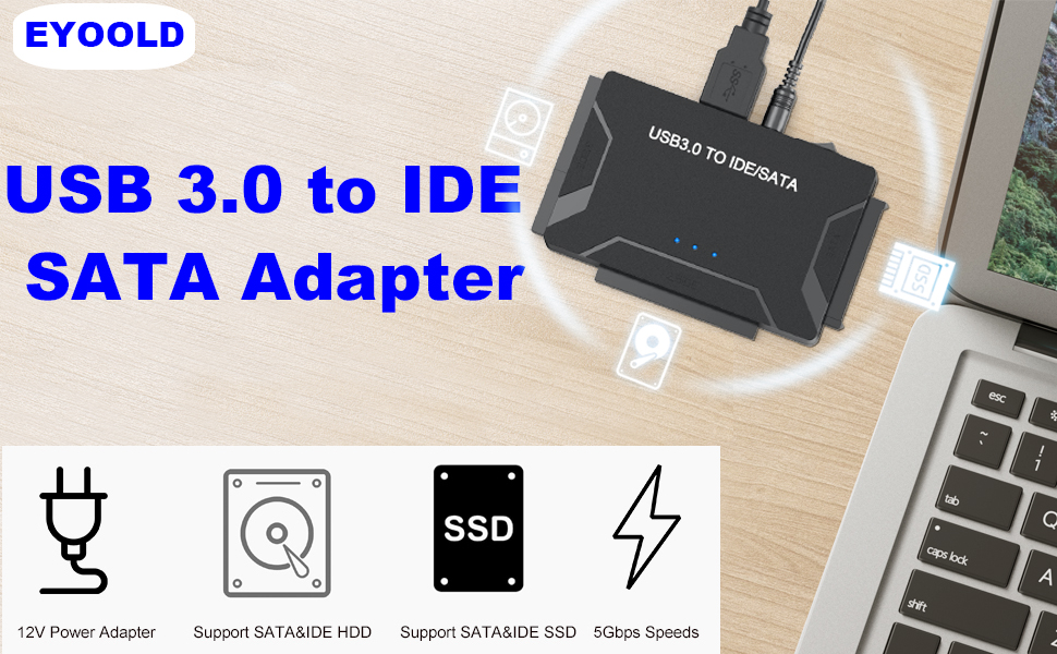 External USB 3.0 to SATA Hard Drive adapter