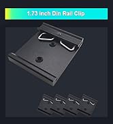 1.73 Width Universal DIN Rail Mounting Clip Snap in Din-Rail Mounting Bracket DIN Rail Fixed Clam...