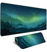Japanese Mouse Pad,XL Large Mouse Mat,Long Extended Desk Mat, Non-Slip Rubber Stitched Edges (MP-42)