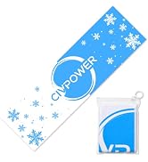 CIVPOWER Cooling Towel (39"x12") - Instant Ice Neck Wrap for Hot Weather | Quick-Dry Breathable M...
