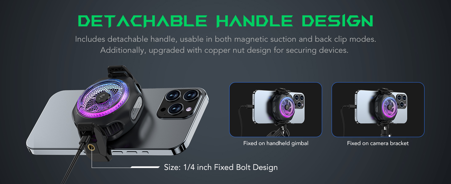 Black Shark Magnetic Cell Phone Cooler 4PRO