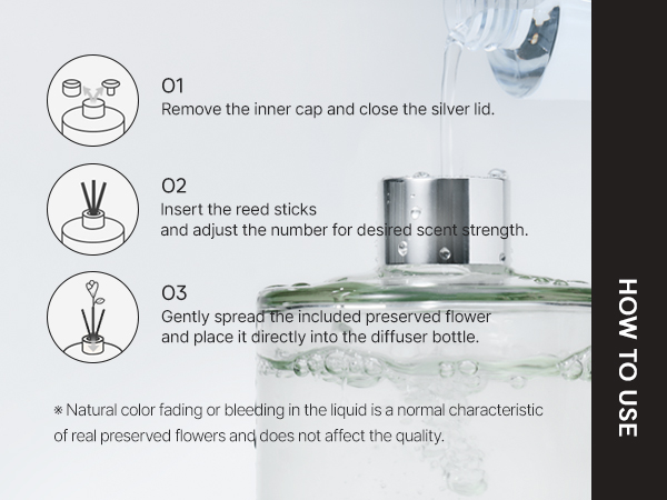 flower reed diffuser