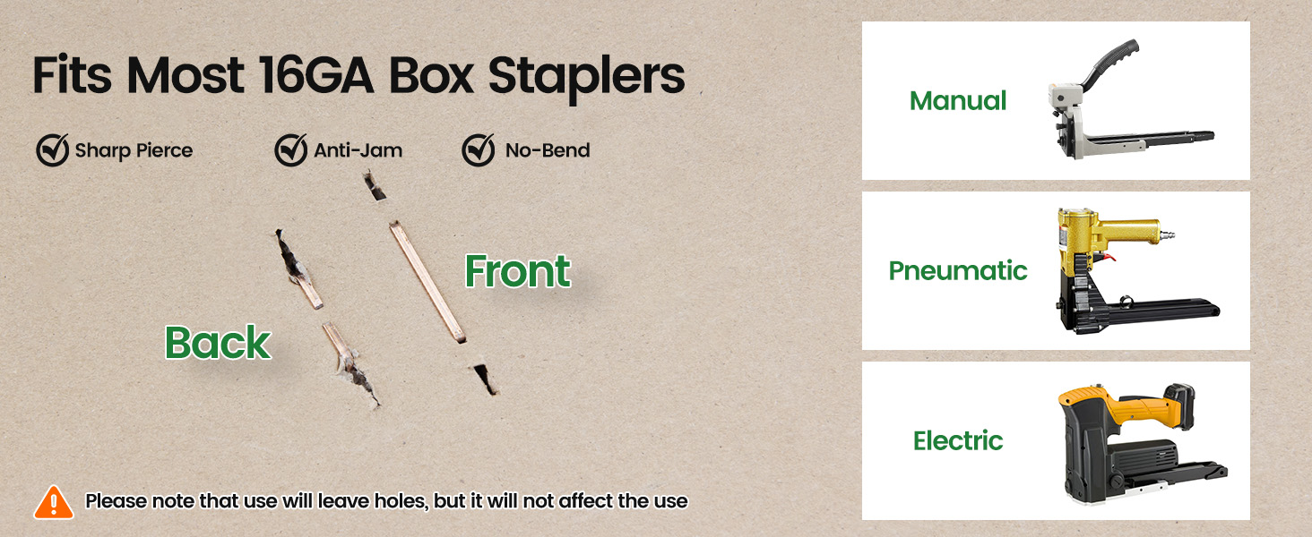 16 gauge crown staples carton closing staples copper cardboard staple for heavy duty box stapler