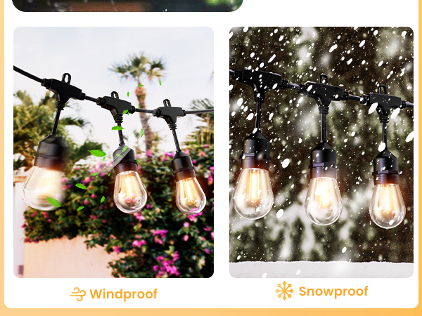 commercial outdoor string lights