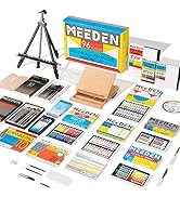 MEEDEN 151Pc Art Supplies, Professional | Acrylic Gouache Oil Watercolor Paint Set, Aluminum and ...