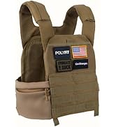 POLYFIT (Fortify) Weighted Vest for Strength and Endurance Training, Rucking, Fitness Workouts, R...