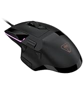 Turtle Beach Command Series MC3 Wired Gaming Mouse, 30K DPI Owl-Eye Optical Sensor, 4D Scroll Whe...