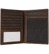 Jack&Chris Leather Passport Holder RFID Blocking Passport Travel Wallet Cover Case for Men Women ...