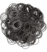 Foshine Rubber Bands 500pcs size#16 black Rubber Band Assorted Color samll elastic Bands, Rubber ...