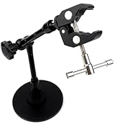 Helping Hands Magnetic Soldering Clamp with 5.5CM Jaw Opening, Super Clamp with Magnetic Base, Fl...
