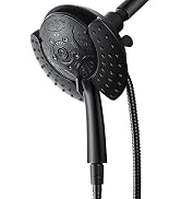INAVAMZ 2.5GPM Shower Heads with Handheld Spray Combo: 7.2" Rain Shower Head & Handheld Shower He...