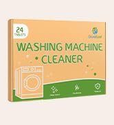 ORIENTLEAF Washing Machine Cleaner Tablets 24 Pack, Washer Machine Cleaner Tablets For HE Front L...