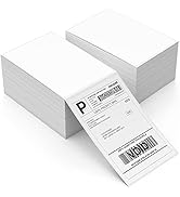 Thermal Shipping Labels 4x6, 500 Fan-Fold Perforated Labels Two Pack, Commercial Grade with Perma...