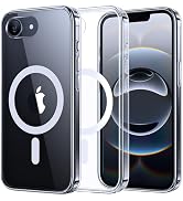 NIMASO for iPhone 16e Case Clear, Compatible with MagSafe, Shockproof Military-Grade Protection,S...