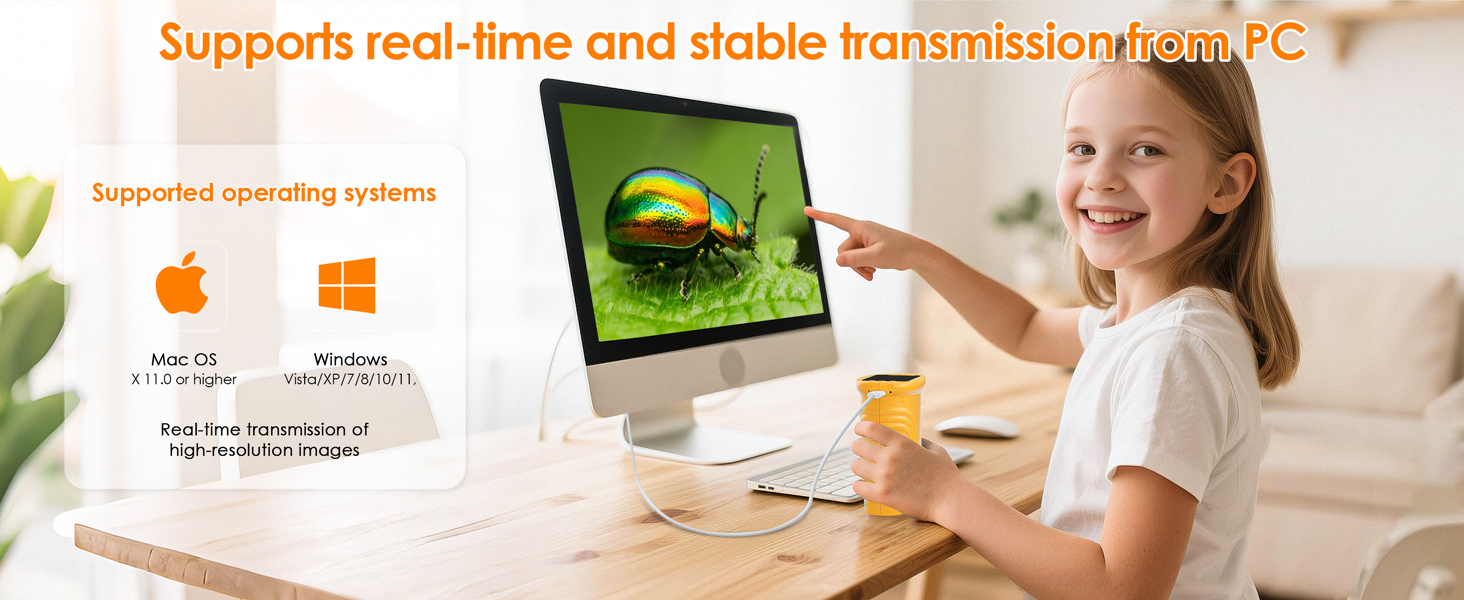Text reads 'Supports real-time interactions' followed by product demonstration images showing digital device usage.