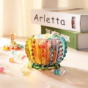 glass candy jars