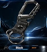 Ainsisk Heavy duty key chain,bottle opener function car keychains,versatile metal snap hook carab...