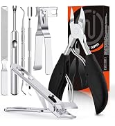 Toe Nail Clippers for Thick Nails for Seniors,Heavy Duty Toenail Clippers for Thick Ingrown Toena...