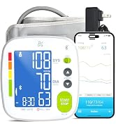 Greater Goods Bluetooth Smart Blood Pressure Monitor for Home Use – Automatic Digital Upper Arm B...