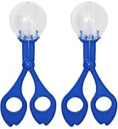 YLiiii 2Pcs Blue Fine Motor Skill, Hand-Eye Coordination Plastic Scissor Clamp Small Butterfly Cl...