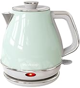 Evoloop Electric Tea Kettle, 1500W /1.0L Hot Water Boiler Heater Pot, Retro Small Electric Kettle...
