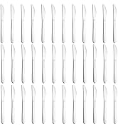 Gymdin 36-Piece Butter Knives, Dinner Knife Set (9 Inches), Food Grade Stainless Steel Table Knif...