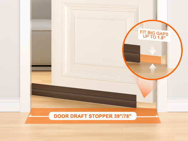 door draft stopper