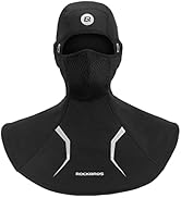ROCKBROS Thermal Ski Mask Windproof Fleece Balaclava Mask for Cold Weather Ski Face Mask Men