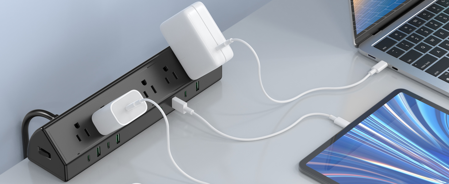 Desk Clamp Power Strip