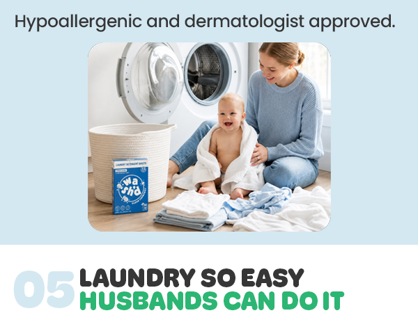 Wash'd Laundry Detergent Sheets 6