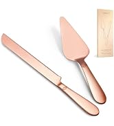 Cake Cutting Set for Wedding - Extended Cake Knife and Server Set Thickened Stainless Steel 13.0"...