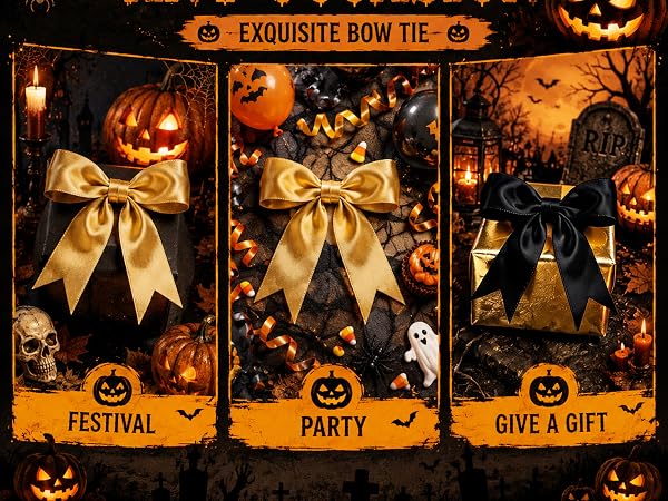 black and gold decorations