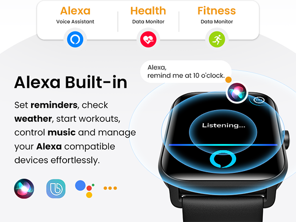 smart watch with Alexa