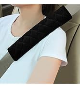 Amooca Soft Auto Seat Belt Cover Seatbelt Shoulder Pad 2 PCS for a More Comfortable Driving Compa...