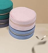 Dajasan Velvet Jewelry Box, Small Travel Jewelry Case, Portable Travel Jewelry Organizer Box for ...