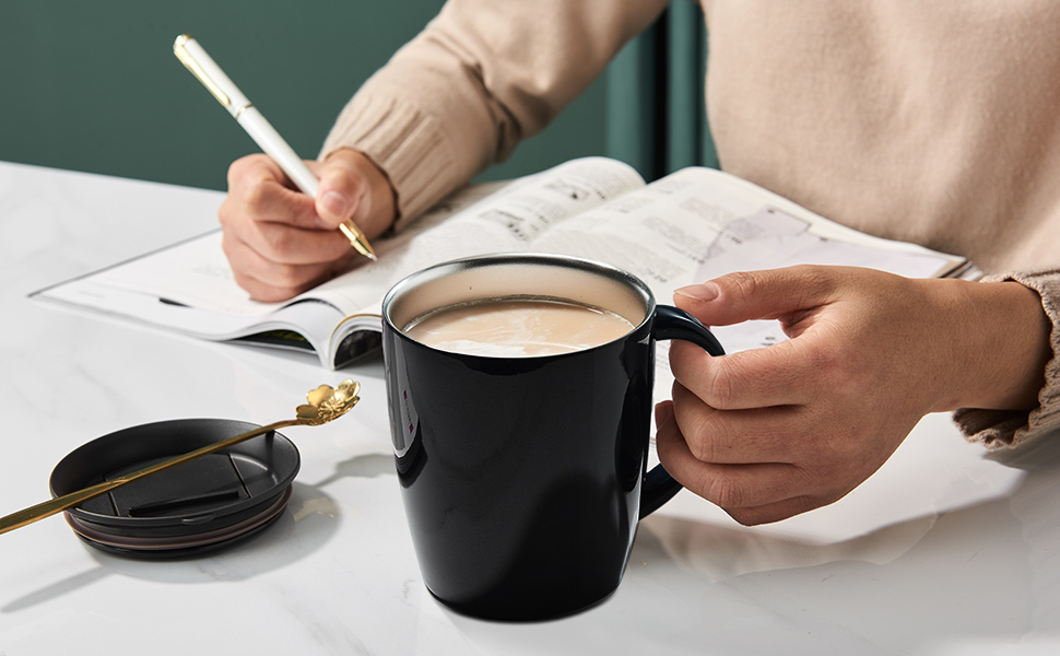 Insulated Coffee Mug Stainless Steel Coffee Mug with Lid