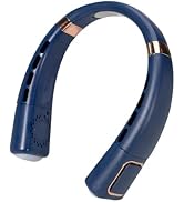 QYKCGQ Portable Neck Fan, Hands-Free Bladeless Fan, 5 Speeds, 4000 mAh Battery Powered Wearable P...