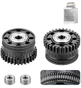 K2 Plus All-Metal Extruder Gear kit with DLC Coating & Perforated Lightweight Design - Enhanced D...