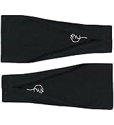 Maven Thread 4" Wide Workout Headbands for Women – Non-Slip Sweatbands for Gym, Running & Yoga