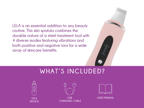 What's Included? Lela Device, USB Charging Cable, User Manual