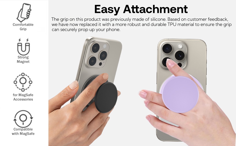MAGSAFE POP SOCKET PHONE GRIP