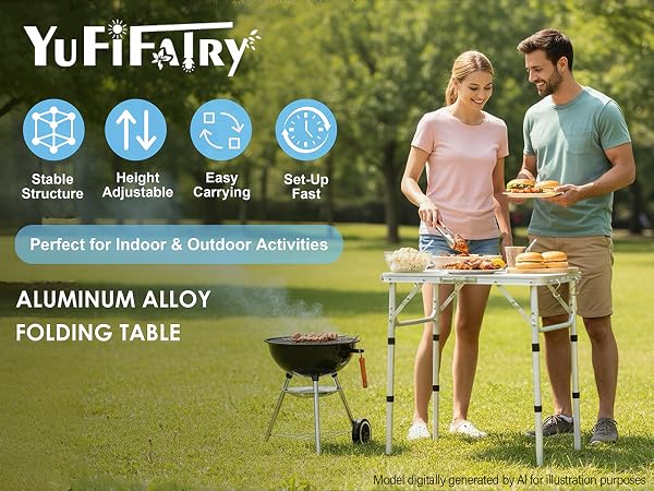 folding table