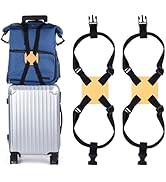 XINRUI Luggage Straps for Suitcases Add a Bag,Handbag Security Strap with Buckle Backpack Bag Tra...